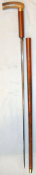 Late Victorian / Edwardian Gentleman’s Lacquered Maple Sword Stick