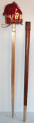 UNIQUE, WW1 Scottish King's Own Scottish Borderers Officer's Basket Hilt Broadsword