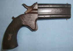 C1870 English James WoodwardNo.95 1863 Patent Double Swivel Barrel Over&Under.32” Calibre Derringer.