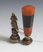 2 alte Petschaften, Siegelstempel, 1x Monogramm 