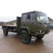 Left Hand Drive Leyland Daf 45/150 4 x 4 flatbed