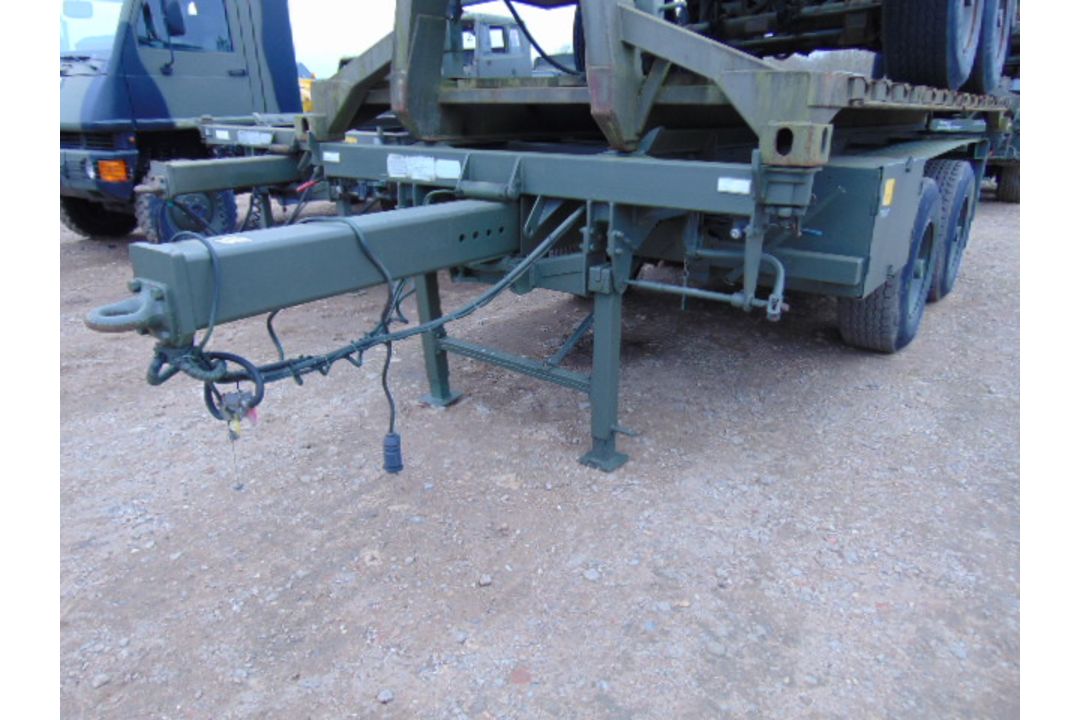 Reynolds Boughton MLRS 10.5 TON twin axle Skeletal Drops Trailer - Image 1 of 6