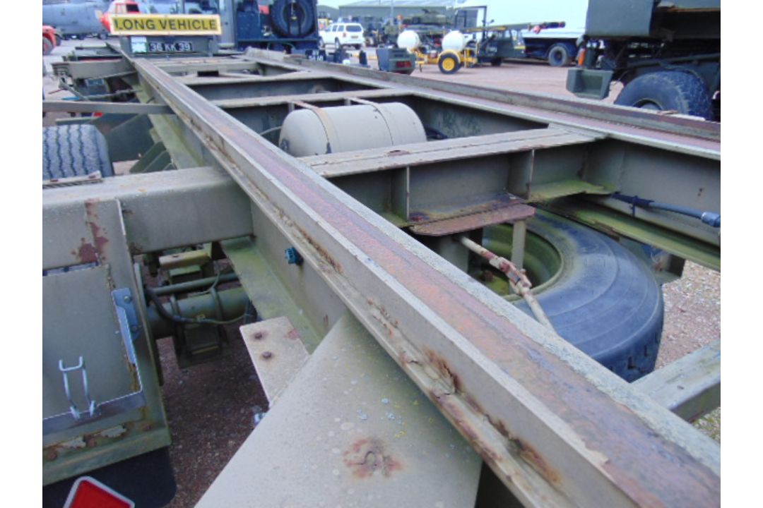 Reynolds Boughton MLRS 10.5 TON twin axle Skeletal Drops Trailer - Image 8 of 8