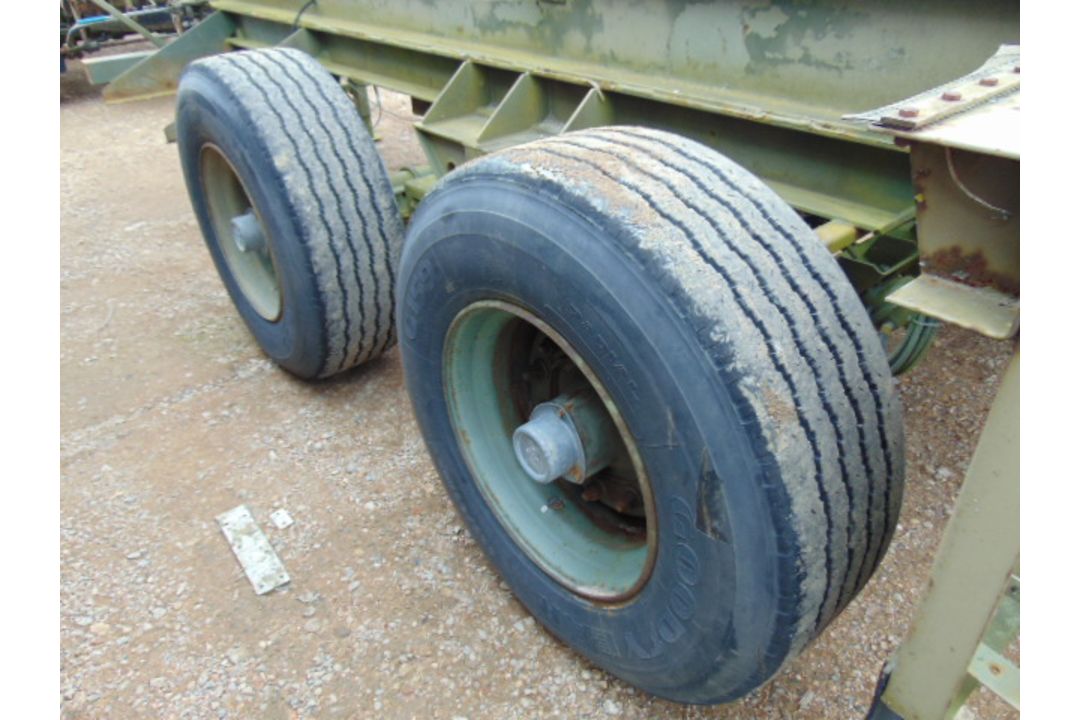 Reynolds Boughton MLRS 10.5 TON twin axle Skeletal Drops Trailer - Image 6 of 8