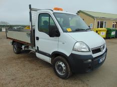 2010 Vauxhall Movano 3500 2.5 CDTi MWB Flat Bed Tipper