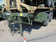 Ex Reserve Reynolds Boughton RORO/Skip/Container 10.5T twin axle Trailer Complete with Twist Locks