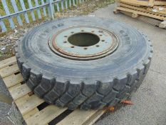 1 x Goodyear G388 12.00 R20 Tyre complete with 10 stud rim
