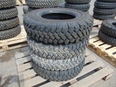 4 x Michelin XZL 7.50 R16 Tyres