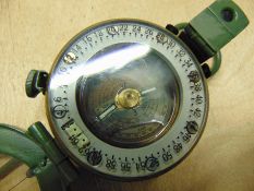 Genuine British Army Stanley Prismatic Marching Compass