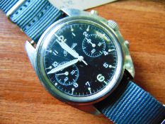 Very Rare 1981 6BB Precista Pilots Chronograph featuring Gallet Mechanical 7733 Movement