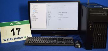 DELL PRECISION T1700 Intel Core i7 3.4GHz Mini Tower Personal Computer, Serial No: 22BVW02 with 1.