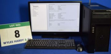 DELL PRECISION T1700 Intel Core i7 3.4GHz Mini Tower Personal Computer, Serial No: 6L78422 with