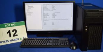 DELL PRECISION T1700 Intel Core i7 3.4GHz Mini Tower Personal Computer, Serial No: 12BNW02 with