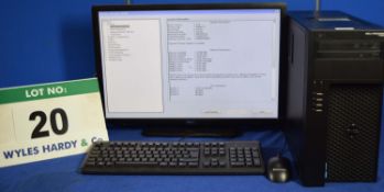 DELL PRECISION T1650 Intel Core i7 3.4GHz Mini Tower Personal Computer, Serial No: BJ09KYI with