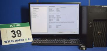 DELL PRECISION T1650 Intel Core i7 3.4GHz Mini Tower Personal Computer, Serial No: HHZ8KYI with