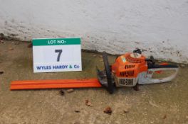 A STIHL HS45 Petrol Driven (2T) Hand Held Hedge Trimmer