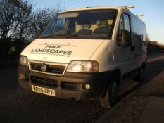 A 2005 FIAT Ducato 2.0 JTD Dynamic SWB Panel Van, Registration No. WR05 GPY, First Registered: 27/