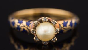 An enamelled gold,