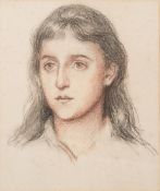 * Vanessa Bell, nee Stephen [1879-1961]- A portrait study of Maud Milman:-,