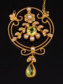 An early 20th century 15ct gold,