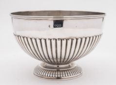 A Victorian silver bowl, maker William Hutton & Sons Ltd, London,