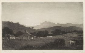 * Sir Lionel Arthur Lindsay [1874-1961]- Dawn:- signed,