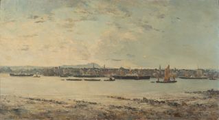 * Charles Ernest Cundall [1890-1971]- Gravesend from Tilbury:- signed bottom left signed and