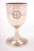 A Victorian silver communion cup, maker Robert Garrard, London,