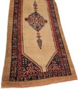 A Serapi rug:,