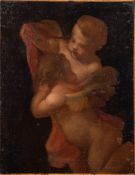 North Italian [Parma] School, Circa 1600- Study of Putti:- a fragment, oil on canvas 66 x 50cm,