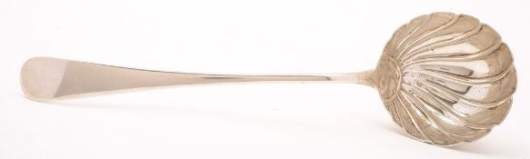 A George III silver Old English pattern punch ladle, maker John Lambe, London,