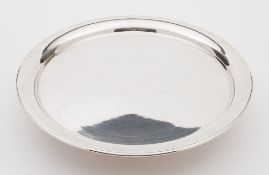 A George V silver lazy susan, maker Henry Greaves, Birmingham,