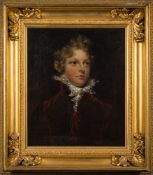 Circle of Henry Raeburn [1756-1823]- Portrait of a boy:- bust-length,