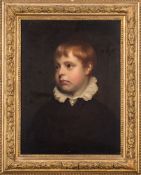 Attributed to Sir William Beechey [1753-1839]- Portrait of a young boy, head and shoulders,