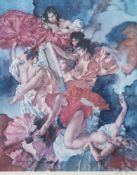 *Sir William Russell Flint [1880-1969]- A Question of Attribution: print in colours published 1963