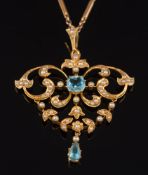 An early 20th century gold,