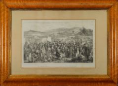 IRELAND : M & N Hanhart [lithographer] after J Haverty - ' The Monster Meeting of 20th September