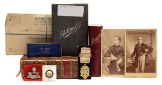 FAMILY PHOTOGRAPH ALBUMS : a collection of Edwardian photograph albums, carte de visite,