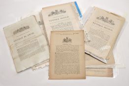 CORNISH ACTS OF PARLIAMENT : a collection of 21 all relating to Cornwall.