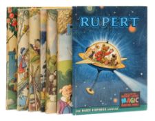 RUPERT ANNUALS : 1943, 44, 45, 46, 47, 48.