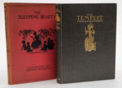 RACKHAM, Arthur - The Sleeping Beauty : mounted colour plate, decorated throughout, org.