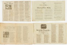 GHOSTLY BROADSIDE : Robert and Richard ; or, the Ghost of Poor Molly - single sheet broadside,
