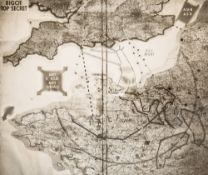 Operation Overlord (11 sheets) : photo of plan of beach assault,