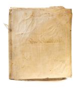 CORNWALL : Manor of Namboll, the Lizard ... Manuscript Court Roll, 1720-1740, org.