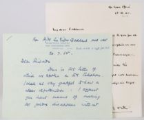 B. L. Montgomery, General Eighth Army : original signed letter.