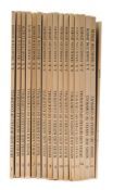 JENKIN, A.K. Hamilton - Mines and Miners of Cornwall : 16 vols with index [complete set], org.
