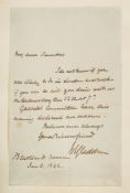 MEN OF THE DAY : An album containing manuscript letters from various Archbishops of Canterbury,