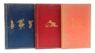 MILNE, A.A - The House At Pooh Corner : illust, org. pink cloth, 8vo, ownership name on h.