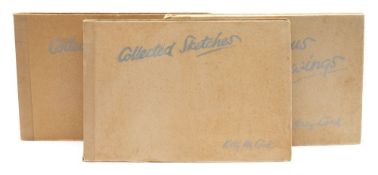 Collected Sketches - by Kitty M. Cook : 2 volumes of pencil sketches, cont.