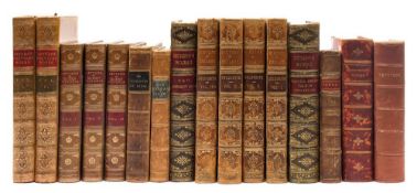 BINDINGS : The Poetical Works of John Dryden - 2 vols, full gilt calf, 8vo, 1866.